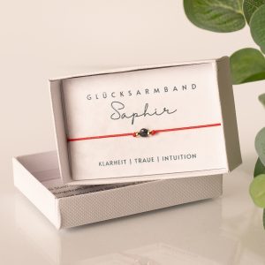GLÜCKSARMBAND SAPHIR